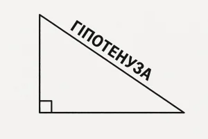 Гіпотенуза: що це таке простими словами