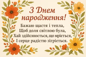 З днем народження