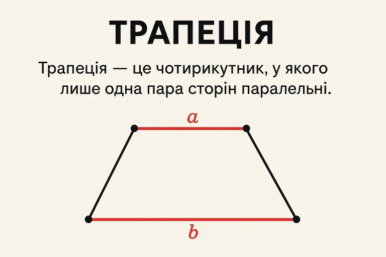 Що таке трапеція – визначення та просте пояснення
