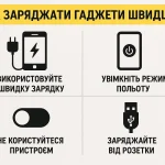 Як заряджати гаджети швидше: технології та пристрої