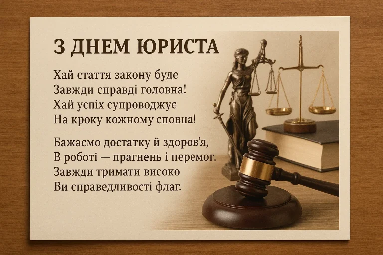 Привітання з Днем юриста у віршах та прозі