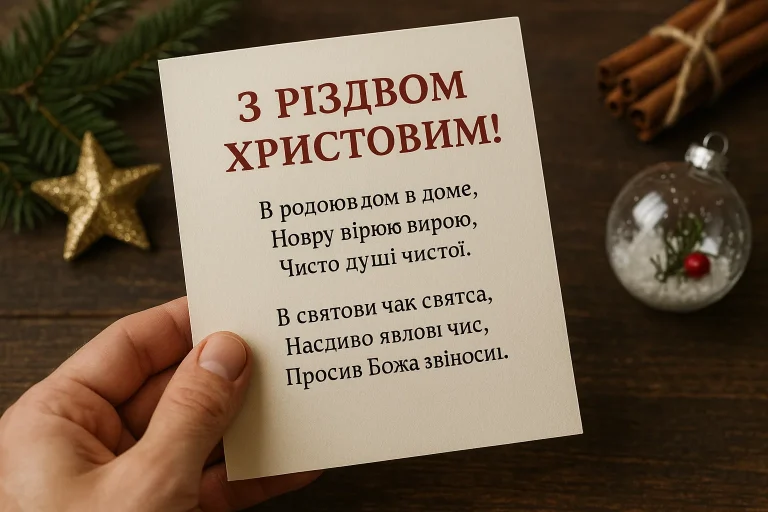 Різдво Христове в Україні — найкращі привітання для рідних і друзів
