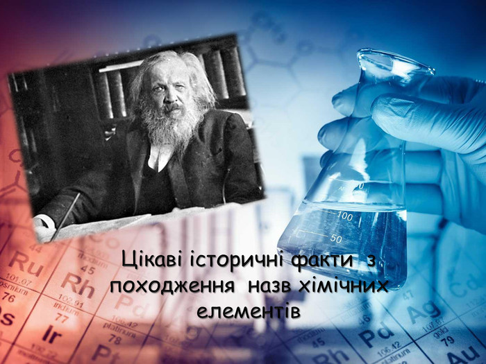 Цікаві факти з назв хімічних елементів: як мова приховує історію науки