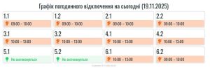 Графіки аварійних відключень світла запровадили на Франківщині