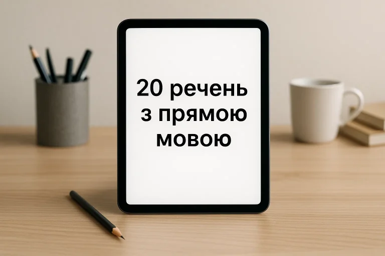 20 прикладів речень із прямою мовою: пояснення та зразки