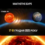 Магнітні бурі сьогодні — 19 грудня 2025 року: що відбувається на Сонці