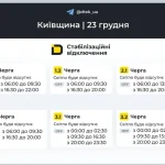 Відключення світла у Києві 26 грудня: графіки та причини