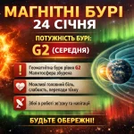 Магнітні бурі 24 січня: як пережити день легко