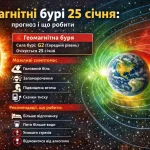 Магнітні бурі 25 січня: прогноз і що робити