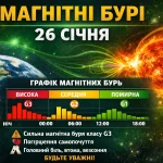 Магнітні бурі 26 січня: що робити і як підготуватисьм
