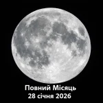 Фаза Місяця 28 січня 2026 — що сьогодні в небі